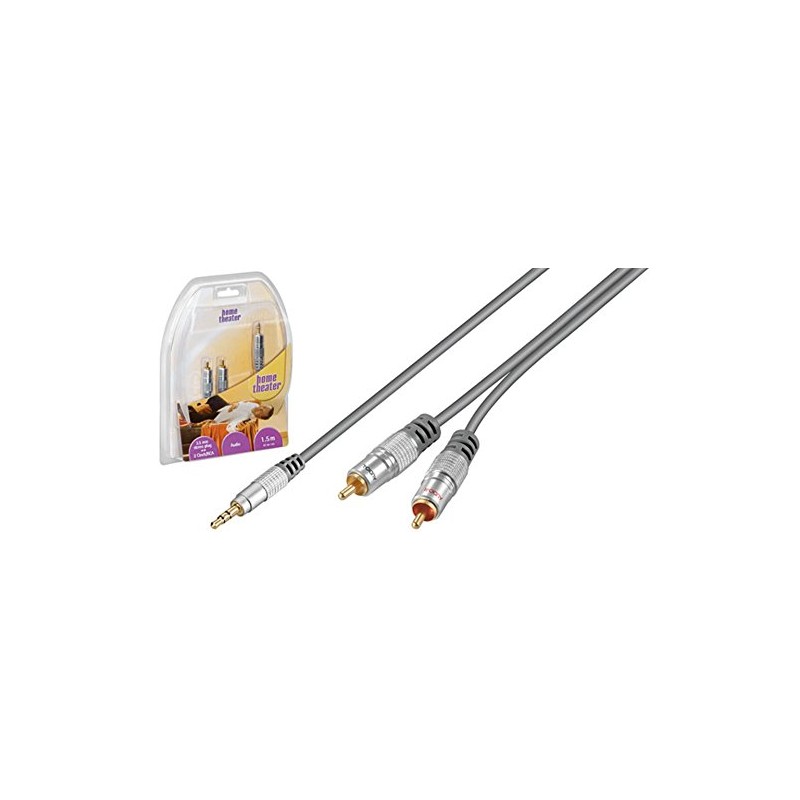 Home Theater HT 90-150 Cinchkabel (3,5mm Stereo-Stecker auf 2x Cinch-Stecker)