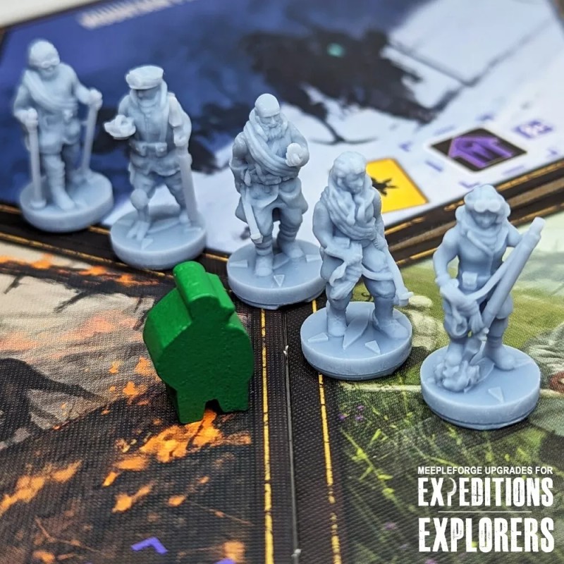 Stonemaier Games Explorers for Scythe Expeditions - GREY - 10pcs
