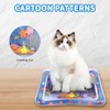 Rectangular Water Sensory Play Mat for Cats, 27x20 Inch Cat