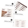 Ipetboom 6pcs Brow Stencil Set Eyebrow Imitation No Glue Needed