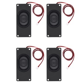 4 x Speakers 3 Watt 8 Ohm with JST-PH2.0 Interface, Compatible with Arduino for Electronic Projects