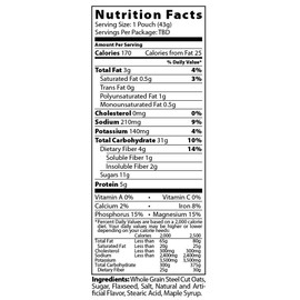 Better Oats Oat Revolution Steel Cut, Maple and Brown Sugar, 15.1 Ounce (Pack of 6)