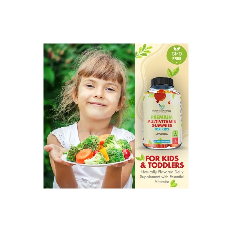 Gomitas Multivitamínicas Premium Para Niños 60 Gomitas