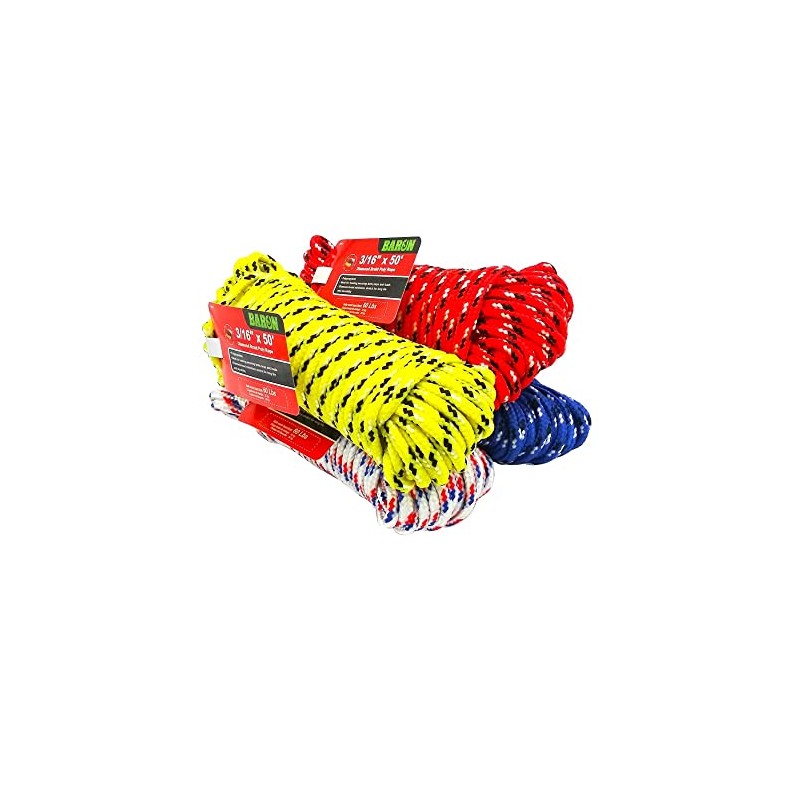 BARON MFG Rope Poly DMND BRD 1/2INX100FT 52617