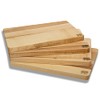 DEKOFANT Wooden Maple Chopping Board, Set of 4, 30 x