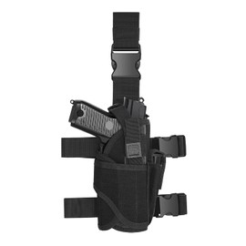 Gun Holsters for Men/Women, 380 Holster for Pistols, Universal Airsoft Right/Left, IWB/OWB 9mm Holsters for Concealed Carry - Fits Glock 23,26,27,42, M&P Shield and Similar Handgun (Black Leg Holster)