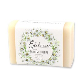 Florex Edelweiss Sheep Milk Soap 100 g - Unique Moments with Paper Bow
