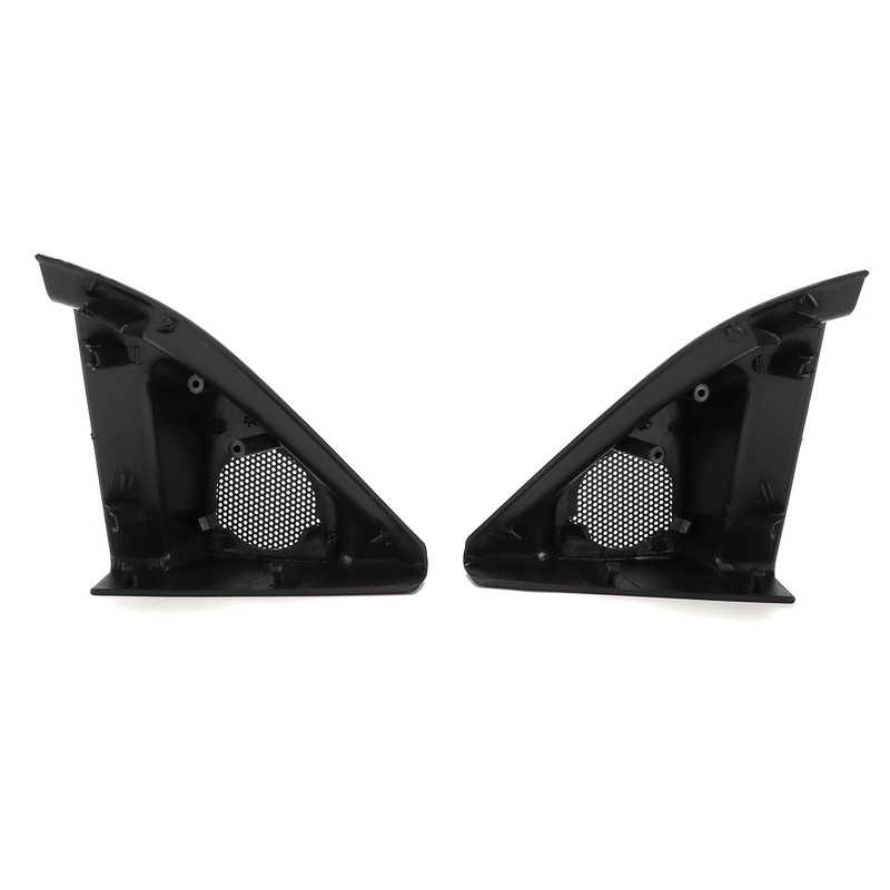 2pcs Car Door Tweeter Speaker Cover Trim Loudspeaker Decor Replacement