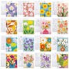VOCHIC 16 Pcs Pre Drawn Canvas for Painting for Adults