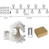 Metaku Globe String Lights Fairy Lights Battery Operated 16.4ft 50LED