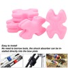 4pcs Bow Limb Dampener Wear Resistant Rubber Reducing Noise Vibration