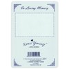 Xpress Yourself Loving Memory Graveside Memorial Card & Holder 5.75