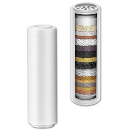 Shower Filter Replacement Cartridge for Yiktop Shower Head Filter, 15 Stage Shower Water Filter, 2 Pack