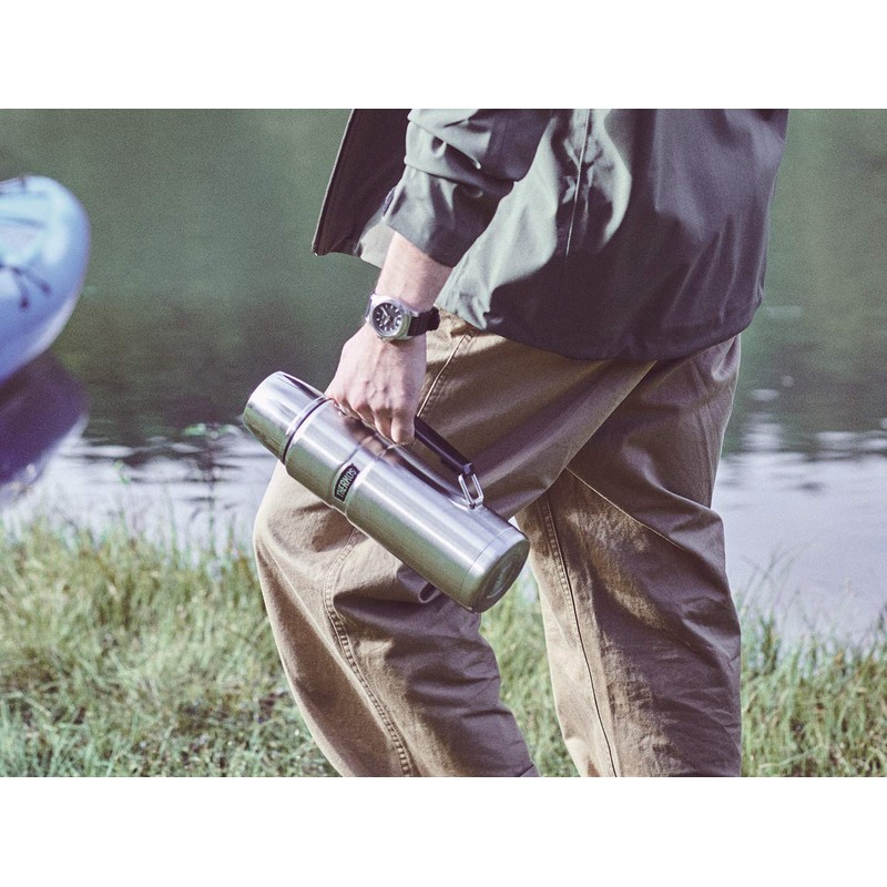 THERMOS Outdoor Series Stainless Steel Bottle 1.2L Stainless ROB-001 S