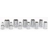 Powerbuilt 11 Piece Metric Shallow Socket Set, 1/4-Inch Drive, 6