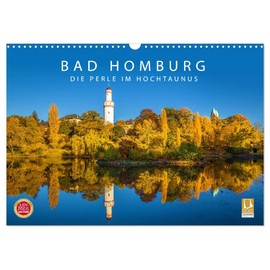 Bad Homburg - The Pearl in Hochtaunus (Wall Calendar 2026 DIN A3 Landscape), CALVENDO Monthly Calendar