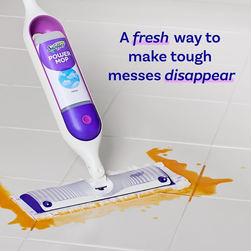 Swiffer Power Mop Floor Cleaning Solution Fresh Scent Floor Cleaner,25.3