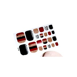 22Pcs Toe Nail Glitter Gold Spots Polka Dots Figure Marble Sticker Gd065 Nail Wraps Stickers Manicure Supplies for Women Nails Full Long Lasting Easy Apply and Remove