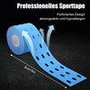 Laroal 2 Rollen Sporttape, elastisches, atmungsaktives Tape, Anti-Stretching-Training für den