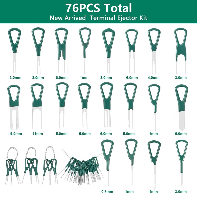 Hossom 76 Pieces Car Release Tool Pin Removal Tool for