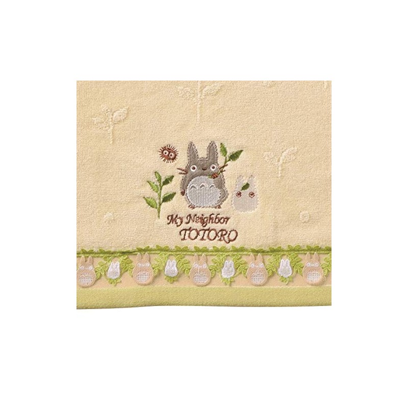 Marushin Face Towel Ghibli Totoro Lace Totoro 100% Cotton Antibacterial