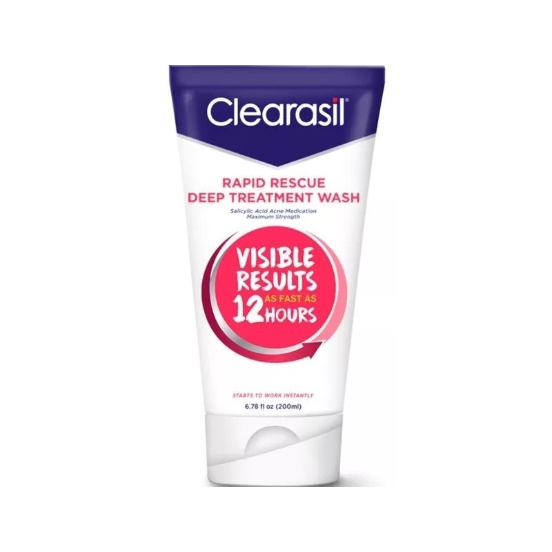 Clearasil 200 Ml Rescate Rapido Crema Limpiadora Americano