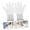 Mobestech 12Pairs PU Coated Gloves Antistatic Nylon Construction Grey Antiskid