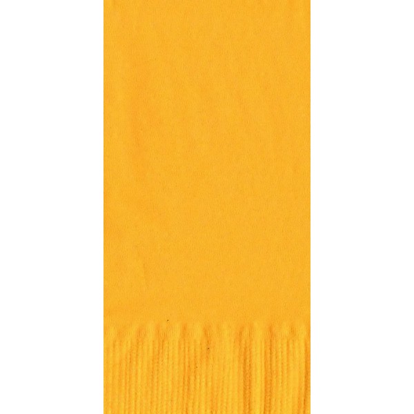 200 Harvest Yellow/School Bus Yellow Dinner / Hand Towel Napkins Plain Solid Colors