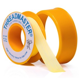 Tapewell Yellow Gas Pipe Thread Sealant Tape - Pack of 1-260" Length 1/2" Width Thread Seal Tape - for Propane, Natural Gas, and More