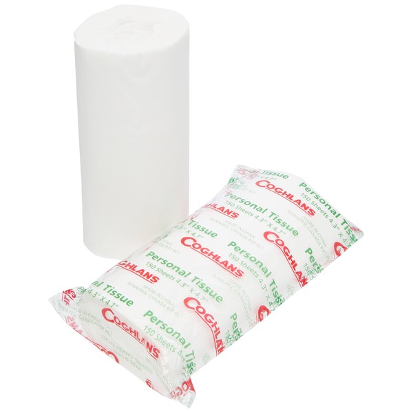 Coghlan's Packable Camp Toilet Tissue, 2-Rolls