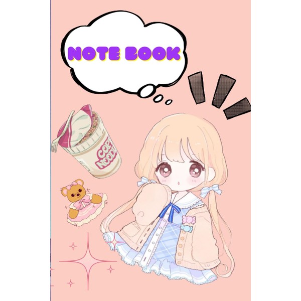 notebook: retro styled colorful blank lined nootbook
