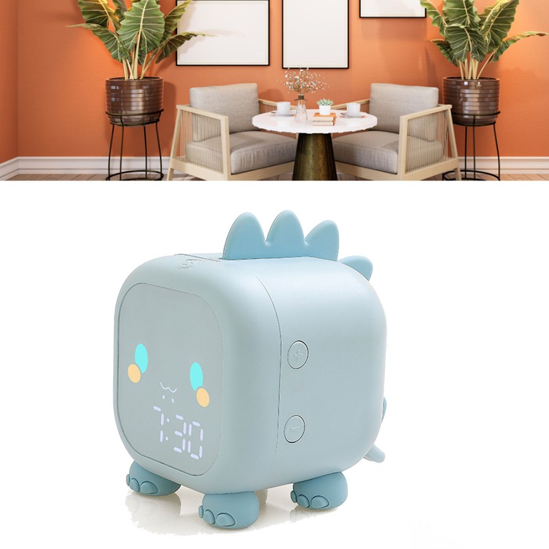 Digital Clock Intelligent Cute Fun Dragon LED Silicone Cartoon Bedside