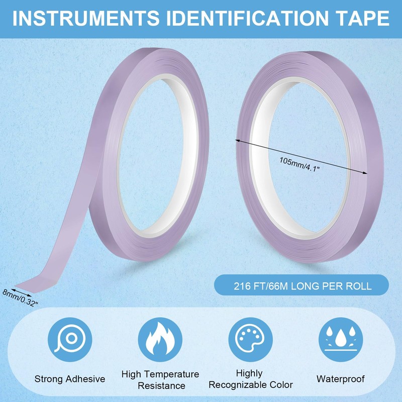 Kosiz Autoclave Tape 216 ft/L x 0.3 Inches/W Instruments Identification