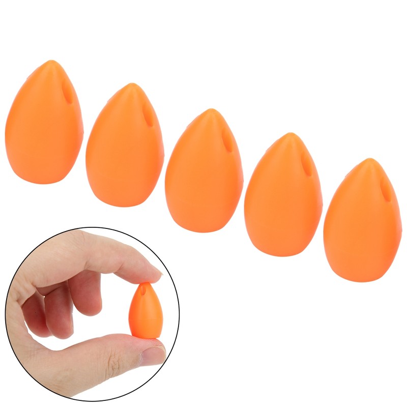 50Pcs Orange Floating Water Long Shot Assist Device Fly Hook
