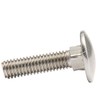Set of 4 Square Carriage Bolts Stainless Steel M12 x