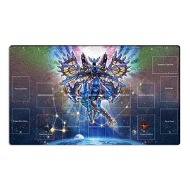 Mlikemat New Board Game Playmat Drytron TCG CCG Trading Card Game Mat with Zones + Free Bag (ZD039-305-A)