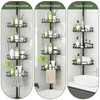 DAOYA Shower Caddy Tension Pole Shower Organizer Tension Rod with