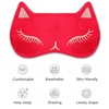 Drizzle Cat Eye Mask Natural Silk Sleep Mask Cute Smooth
