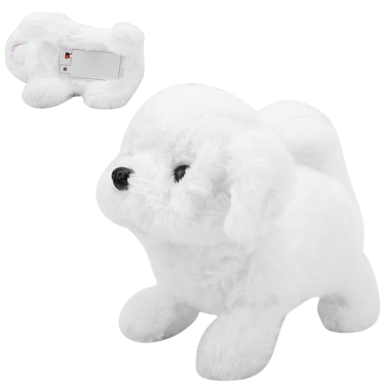 Electric Cute Plush Pet Dog Toy Highly Simulation Walking Dog