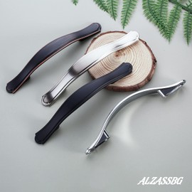 Alzassbg 10 Pack Oil Rubbed Bronze Cabinet Pulls, 3 Inch(76mm) Hole Centers Cabinet Handles Arch Kitchen Hardware for Cabinets and Drawer AL3028ORB