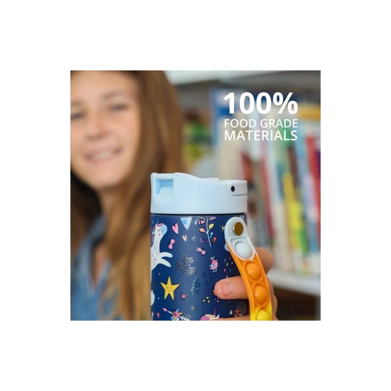 Elemental Iconic Pop 14oz Sport Bottle, Strap Pack, Brights -