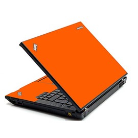 LidStyles Vinyl Protection Skin Kit Decal Sticker Compatible with Lenovo Thinkpad T420 (Orange)