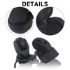 SHANOER 1 Pair Replacement Wheels for Luggage 360 Swivel Suitcase