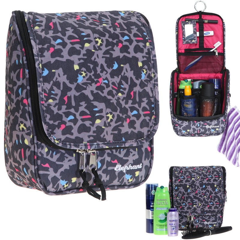 ELEPHANT Toiletry Bag Wash Bag Beauty Case for Hanging /