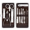 Cater Manicure, Nail Clippers Set of 12Pcs, Professional Grooming Kit,