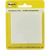 Post-it Transparent Notes, 2.88 in x 2.88 in, Clear, 36