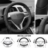 Motor Trend Steering Wheel Cover for Honda Civic 2007-2020 PU
