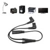 IEC 320 C8 to Dual C7 Y Splitter Power Cable,