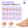SSProTip X™ 4.0 Saviland 216 Pieces Gel X Toenails 18
