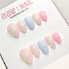 Pastel Spring Day Handmade Nail Tips - Short Almond /
